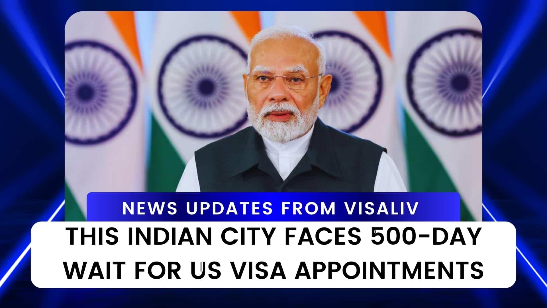 An Indian city faces 500-day wait for US visa appointments, impacting travelers and businesses hoping for timely processing.