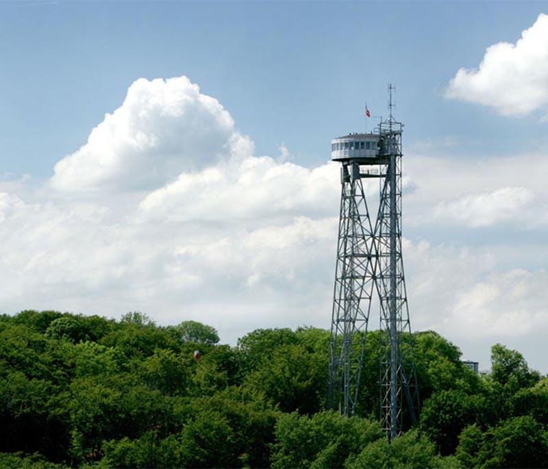 Aalborg Tower, Aalborg, offering panoramic views of the city and surrounding area from its observation deck.