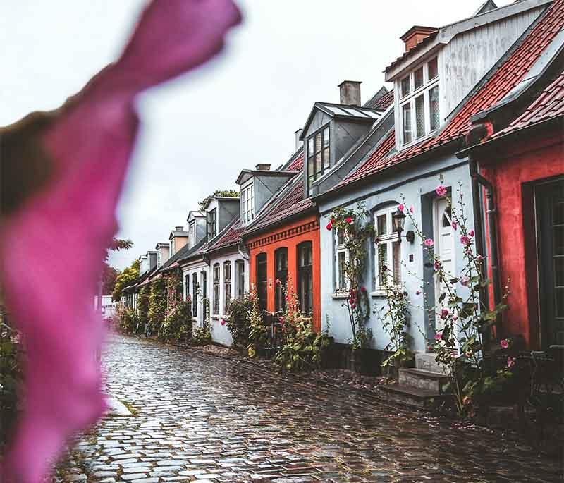 Aarhus Old Town, Aarhus, an open-air museum recreating life in a Danish market town from the 16th to the 19th century.