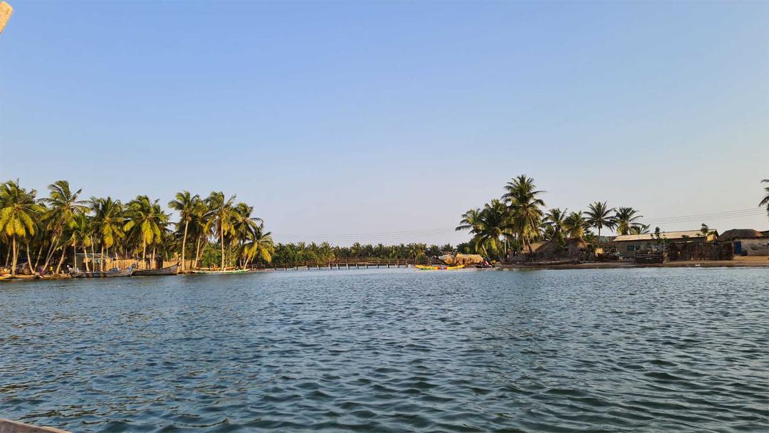 Ada Estuary: Ada Estuary in Ghana, a rich area for birdwatching and water activities, offering serene nature.