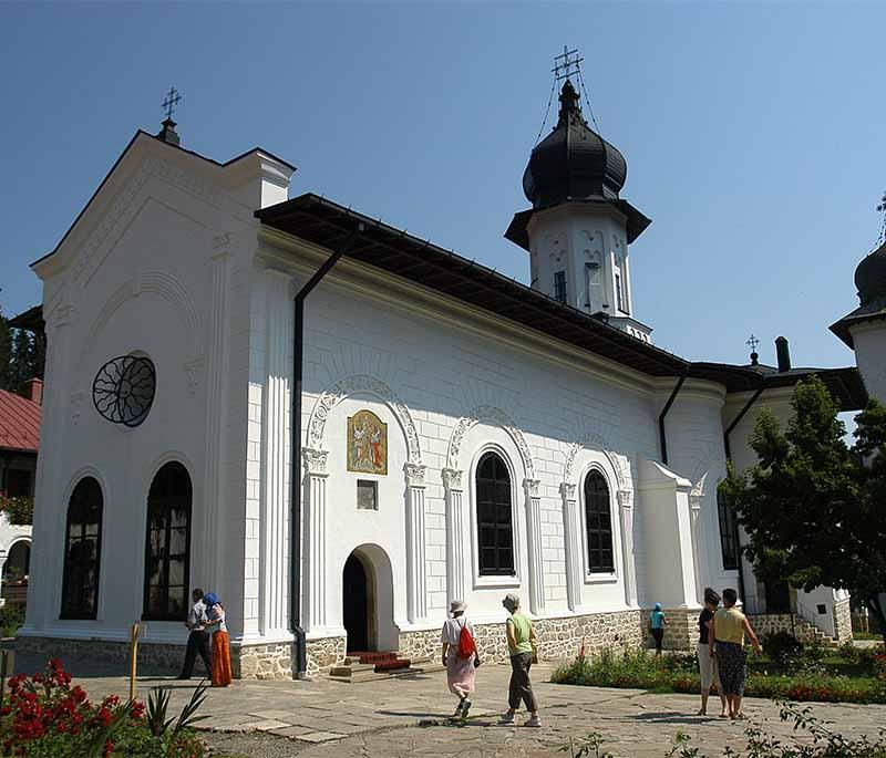 Agapia Monastery - A beautiful Orthodox monastery in Neamț County, known for its frescoes and peaceful setting.