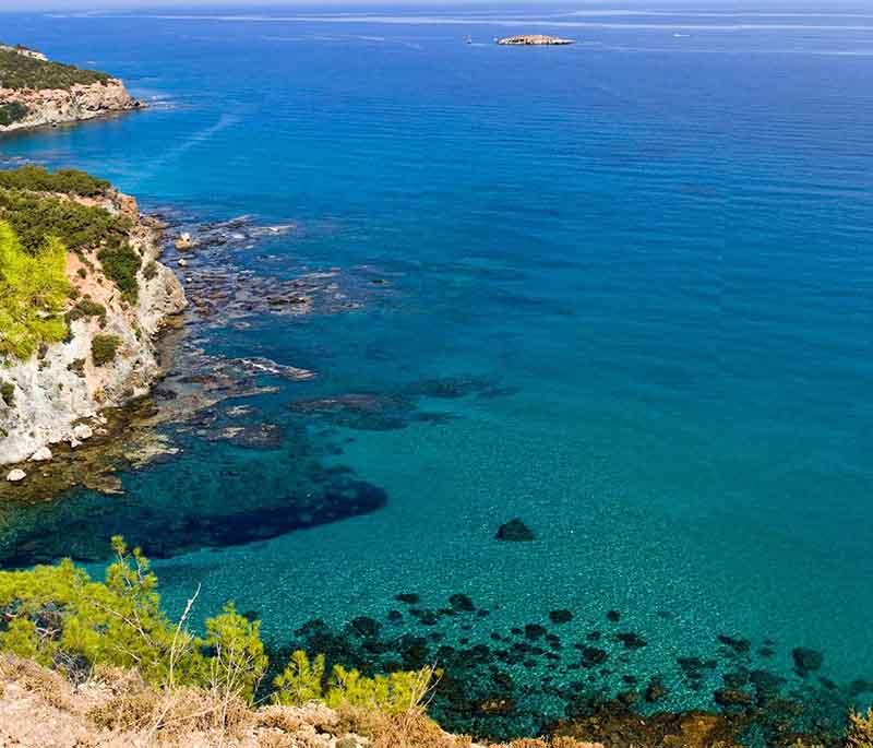 Akamas Peninsula National Park, offering stunning landscapes, diverse wildlife, and pristine beaches, ideal for hiking.