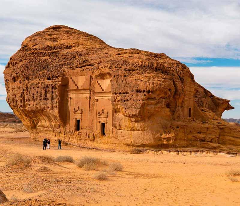 Al-Hijr Archaeological Site (Madain Salih) - Al Ula - A UNESCO site featuring well-preserved ancient Nabatean tombs.
