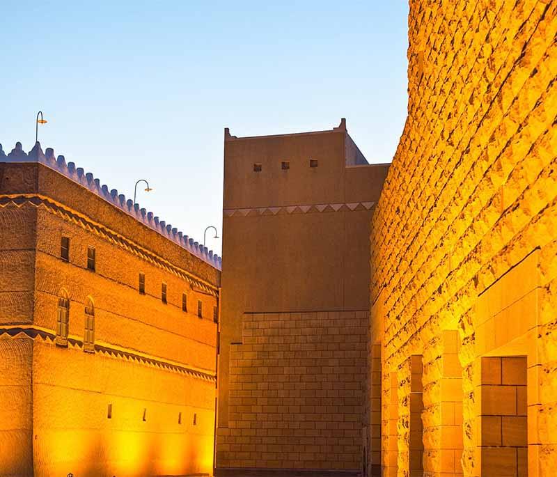 Al-Murabba Palace - Riyadh - A historic royal palace, now part of King Abdulaziz Historical Center, traditional architecture.