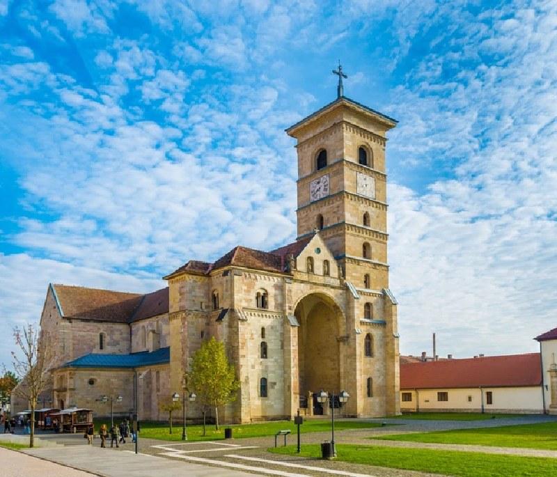 Alba Iulia - Well-preserved medieval fortress significant in Romanian history for Union of Transylvania with Romania.