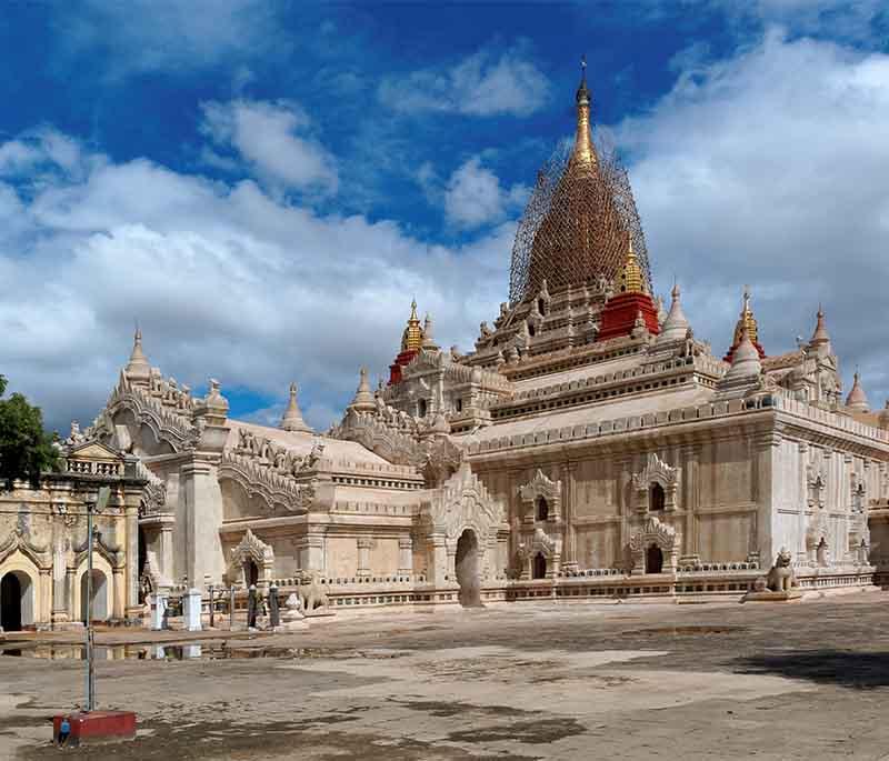 Ananda Temple, Bagan - A well-preserved temple known for its stunning architecture and four standing Buddha images.