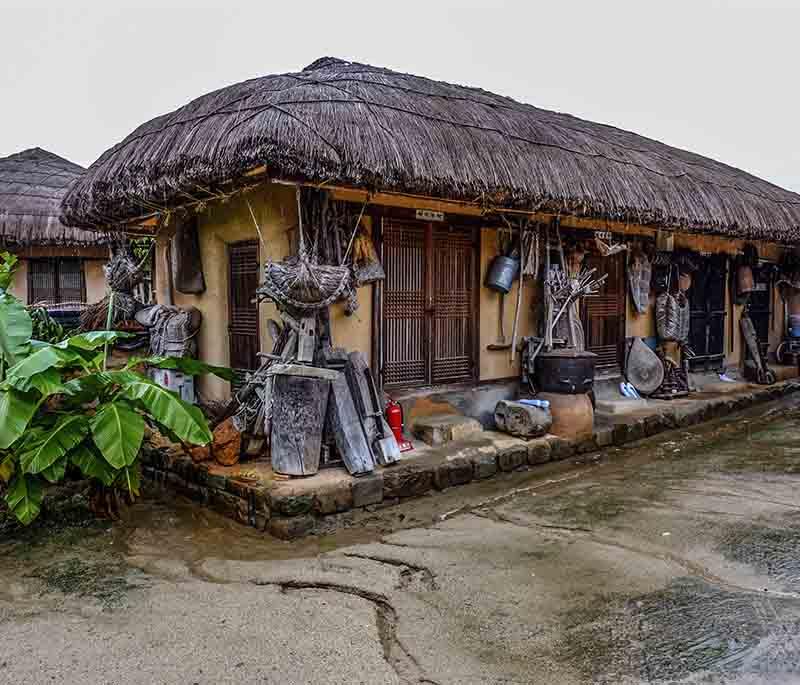 Andong Hahoe Folk Village, Andong - A traditional village known for hanok houses, cultural heritage, and scenic beauty.