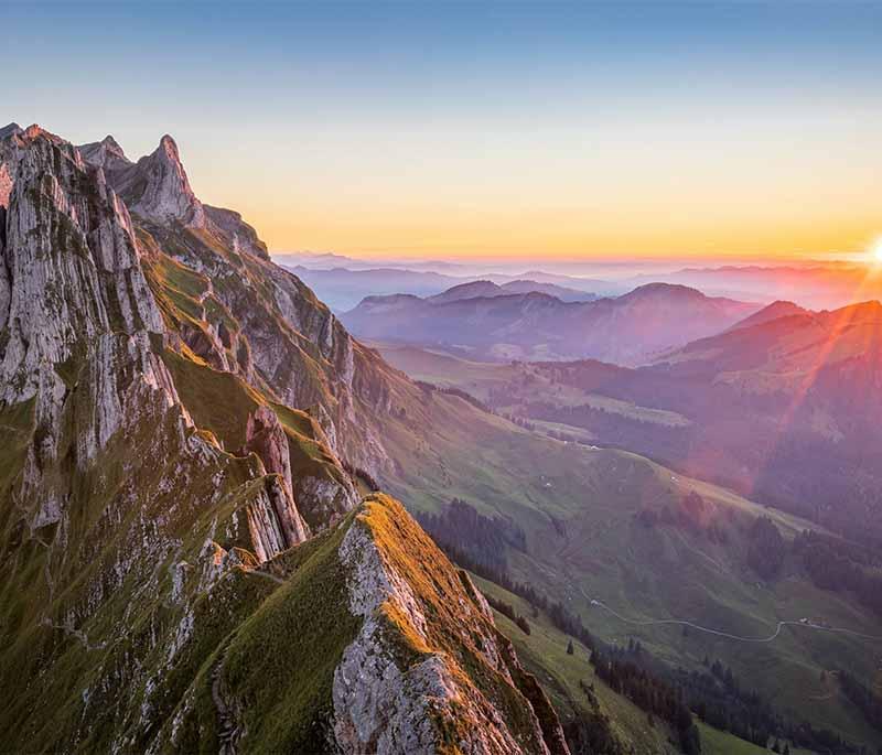 Appenzell - A picturesque region known for its traditional Swiss culture, rolling hills, and scenic beauty.