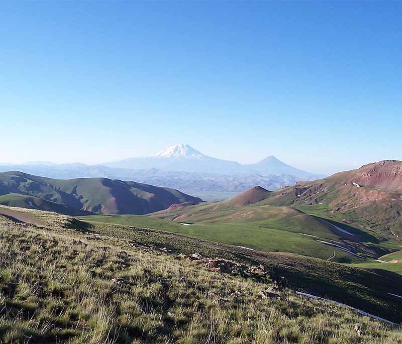 Armenian Highland, illustrating the expansive highlands known for their rugged terrain and cultural significance.