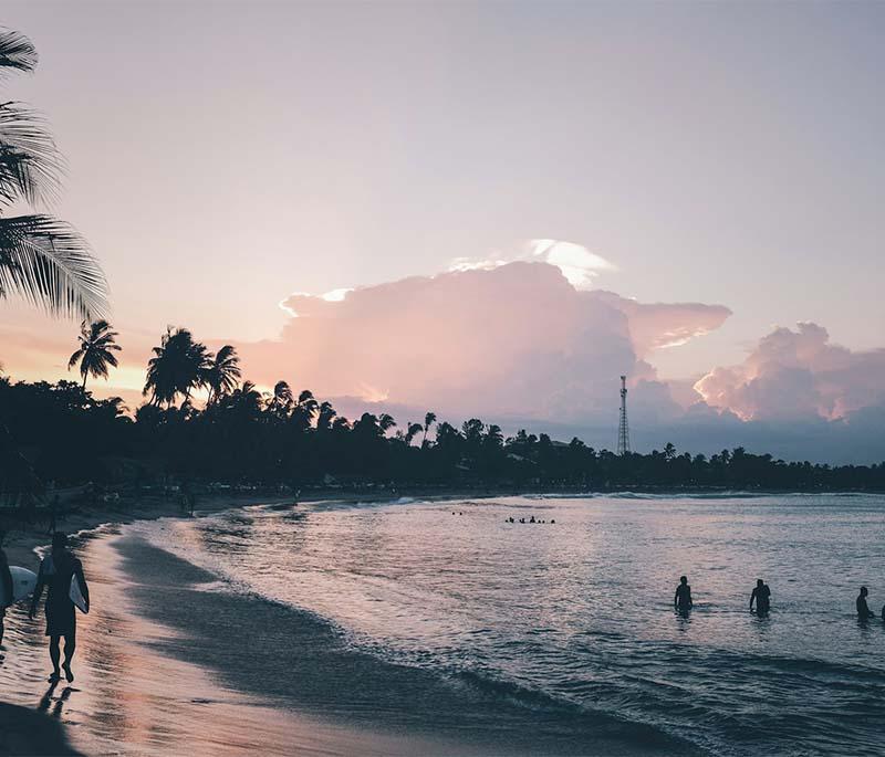 Arugam Bay - A famous surf destination with beautiful beaches, laid-back atmosphere, and vibrant surf culture.