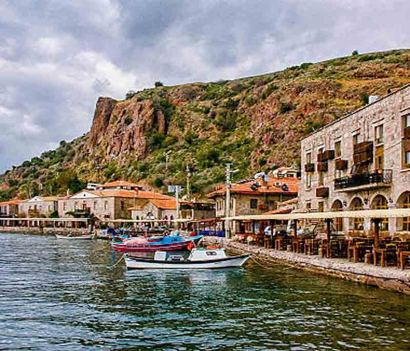 Assos - An ancient city with ruins overlooking the Aegean Sea, known for its Temple of Athena and scenic views.