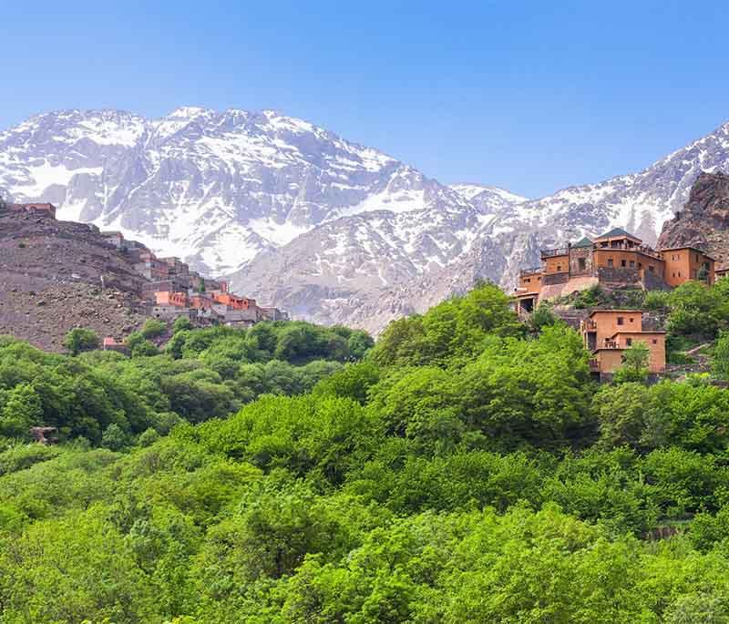 Atlas Mountains - Hiking and Trekking: Offers spectacular landscapes, traditional Berber villages, and challenging trails.