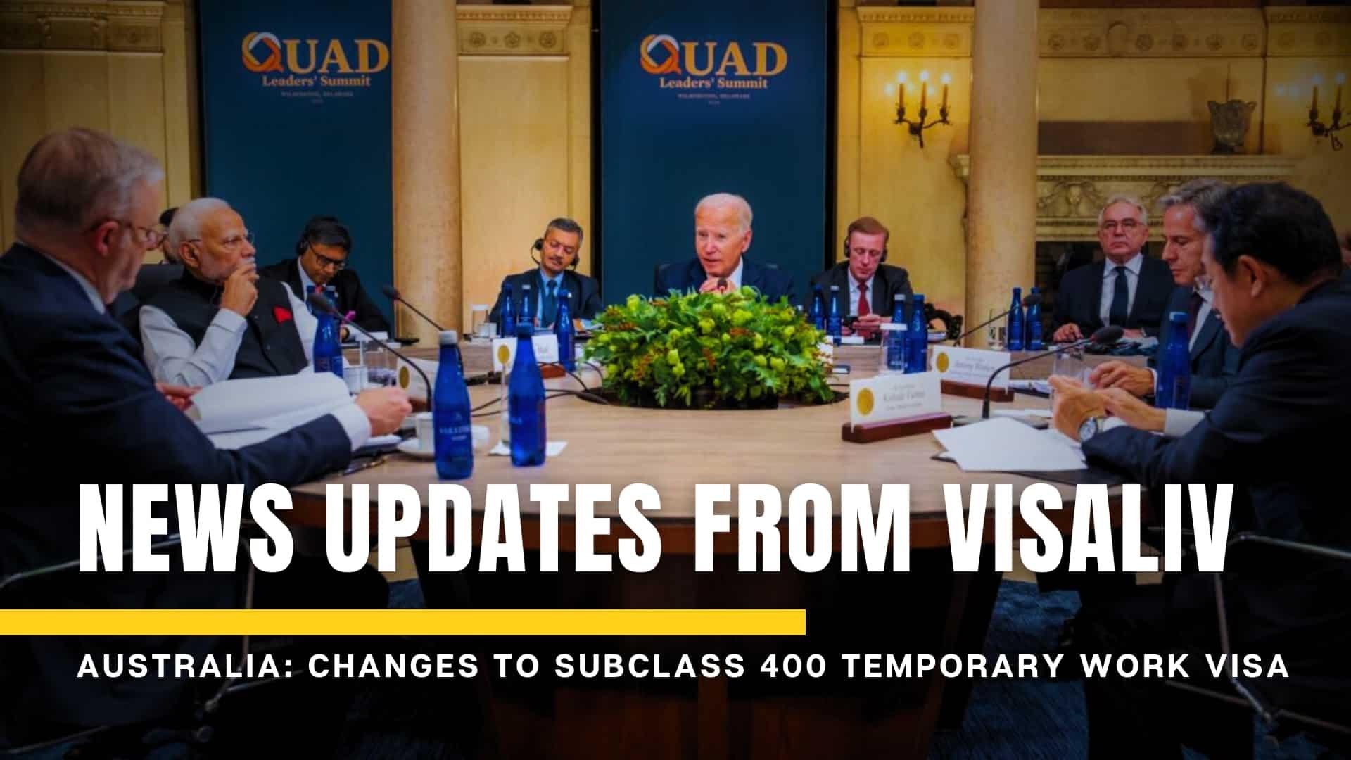 Australia's Subclass 400 Temporary Work Visa changes: key updates and requirements for foreign workers.