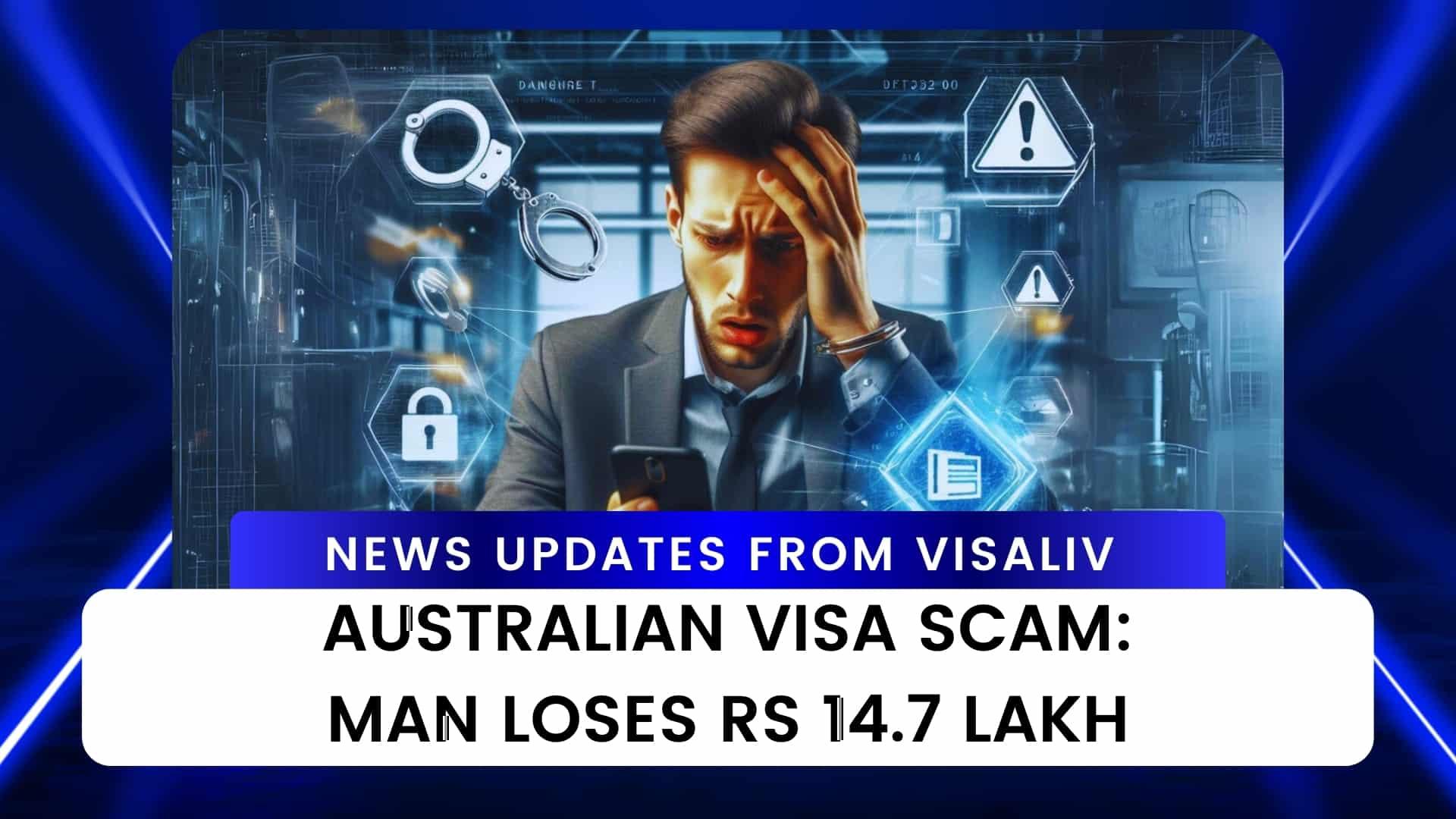 An Indian man was scammed out of Rs 14.7 lakh while trying to secure an Australian visa through fraudulent agents.