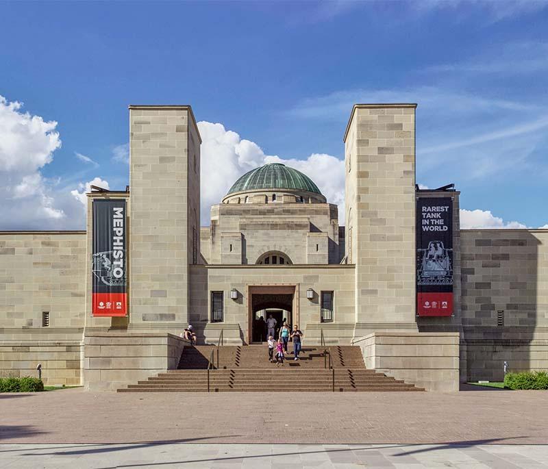 Australian War Memorial in Canberra, Australian Capital Territory, is a poignant tribute to Australia's military history.