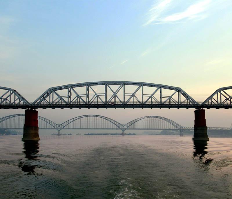 Ayeyarwady Bridge, Mandalay Region - A major bridge spanning the Ayeyarwady River, connecting the region.