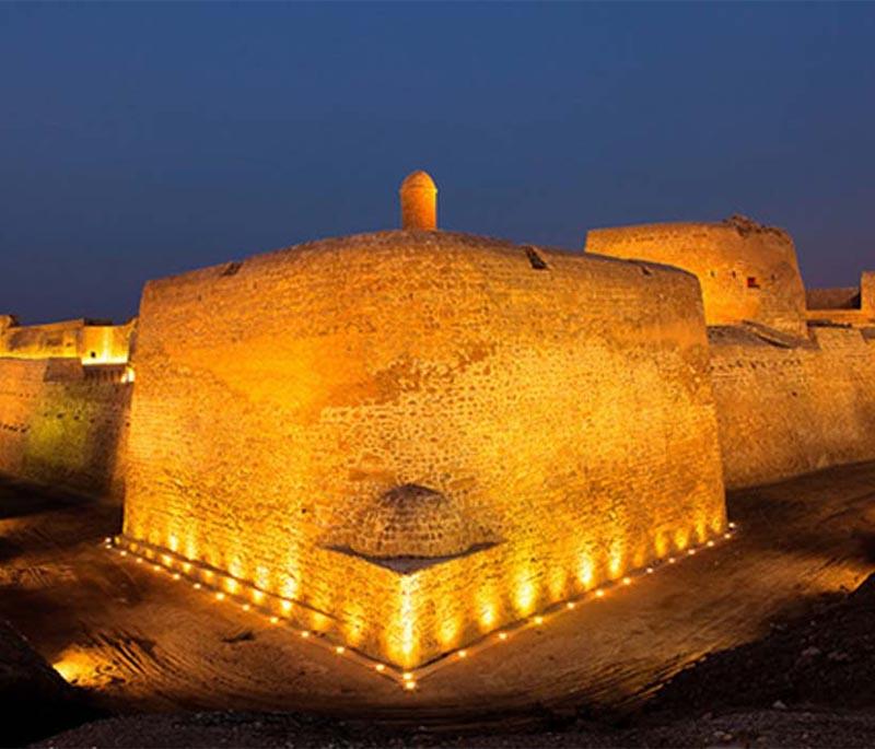 Bahrain Fort Museum, highlighting artifacts and exhibits from the historic Bahrain Fort, a UNESCO World Heritage site.