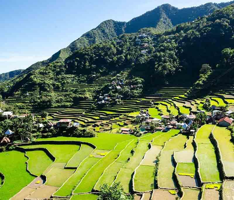 Banaue Rice Terraces - Ancient terraced rice fields in Ifugao, often called the Eighth Wonder of the World.