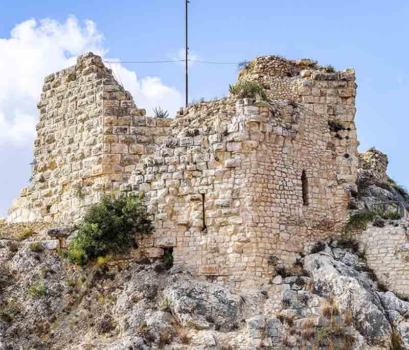 Beaufort Castle, a Crusader fortress offering panoramic views of the Litani River and surrounding countryside.