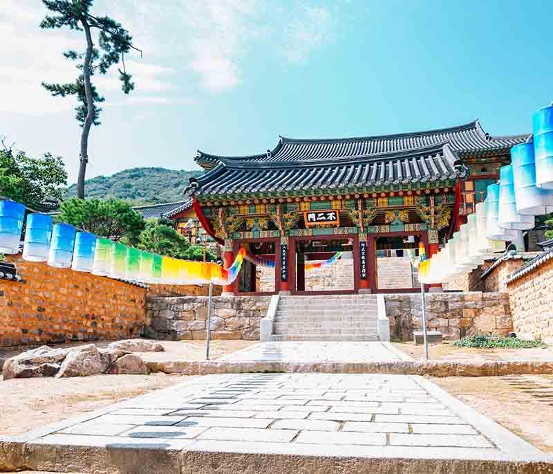 Beomeosa Temple, Busan - A historic Buddhist temple in the mountains, known for its beautiful architecture and serenity.