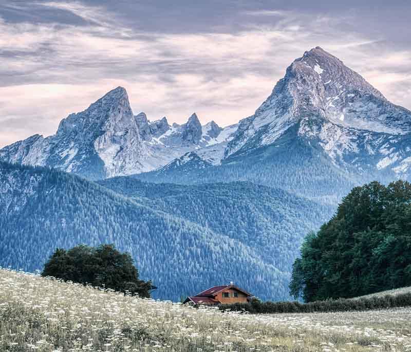 Berchtesgaden National Park, Bavaria, a stunning alpine park offering hiking, wildlife, and the beautiful Königssee lake.