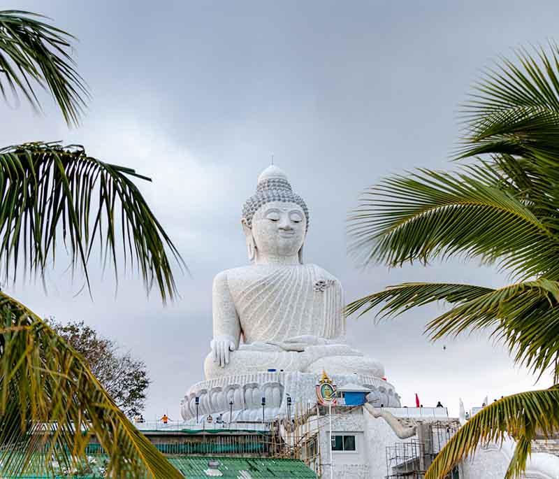 Big Buddha, Phuket - A large statue of Buddha located on a hill, offering panoramic views of Phuket.