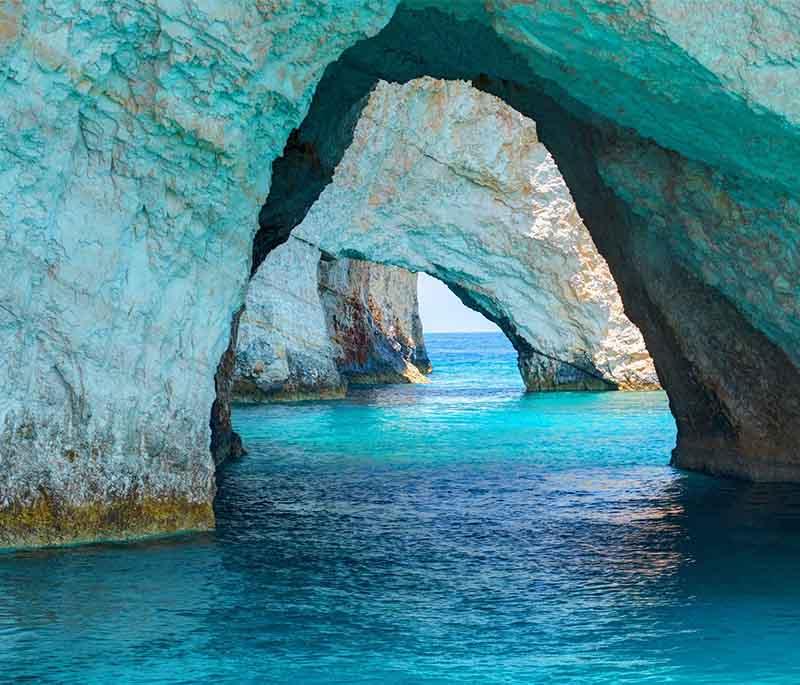 Blue Grotto, a famous sea cave and natural wonder, is known for its dazzling blue waters and spectacular rock formations.