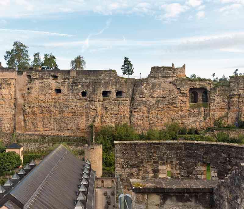 Bock Casemates: Underground tunnels and fortifications in Luxembourg City, offering insight into its military history.