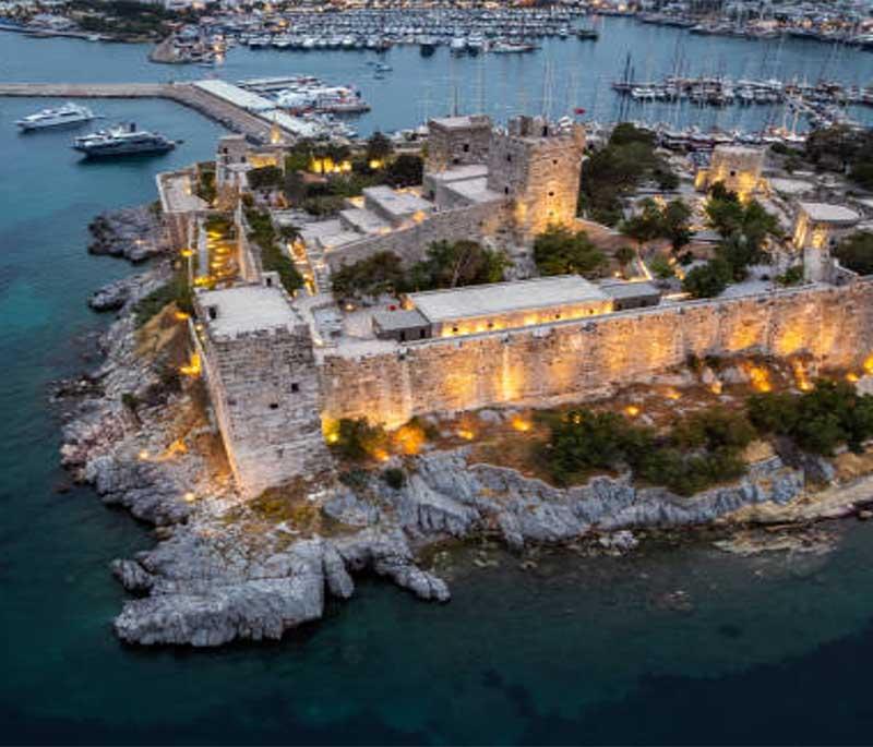 Bodrum Castle - A historic fortress built by the Knights Hospitaller, now housing the Museum of Underwater Archaeology.