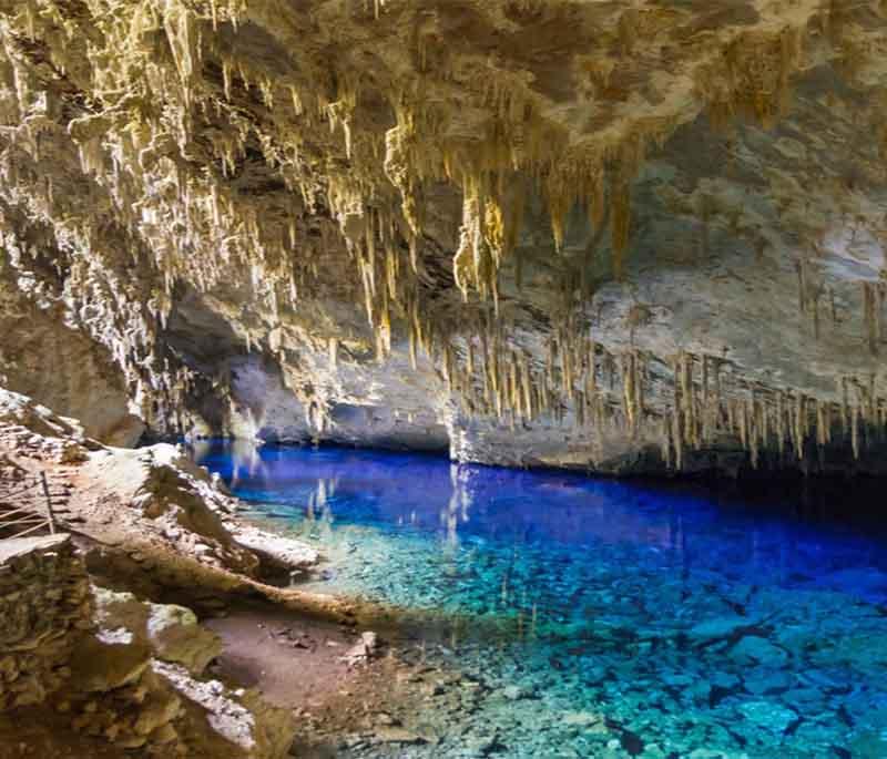 Bonito, known for its crystal-clear rivers, stunning waterfalls, and excellent opportunities for eco-tourism and snorkeling.