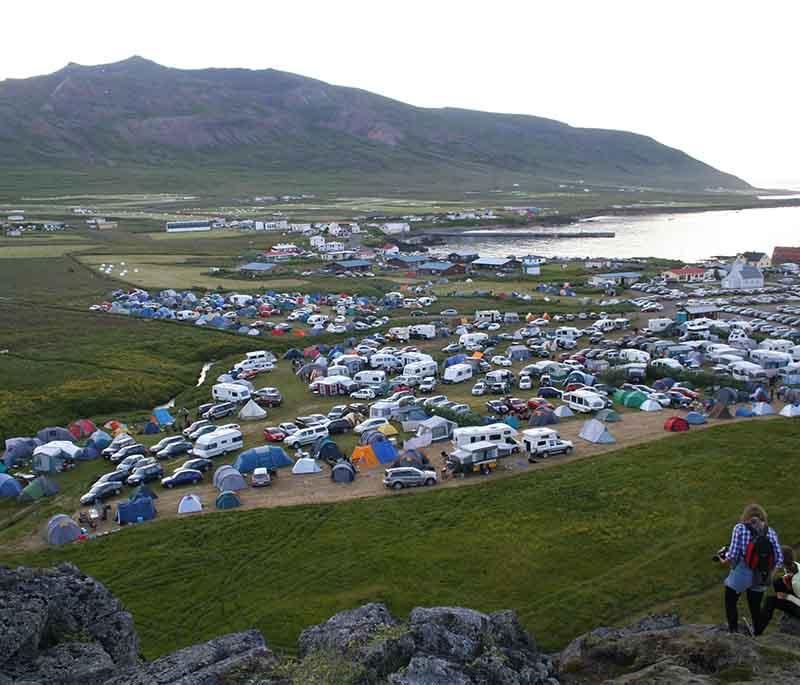 Borgarfjordur Eystri, a remote and scenic area in eastern Iceland, known for its beautiful landscapes and hiking trails.