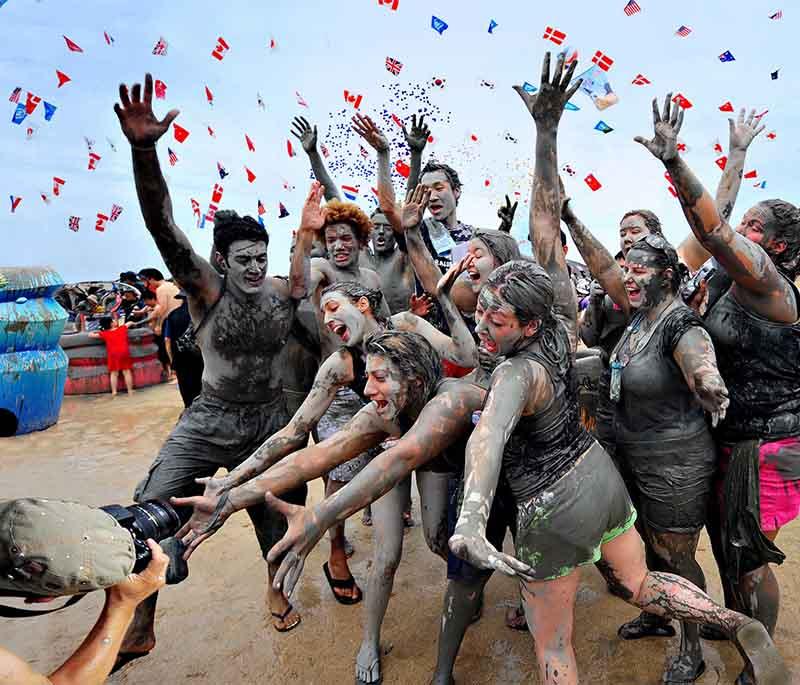 Boryeong Mud Festival, Boryeong - An annual festival known for its fun mud activities, beach events, and lively atmosphere.