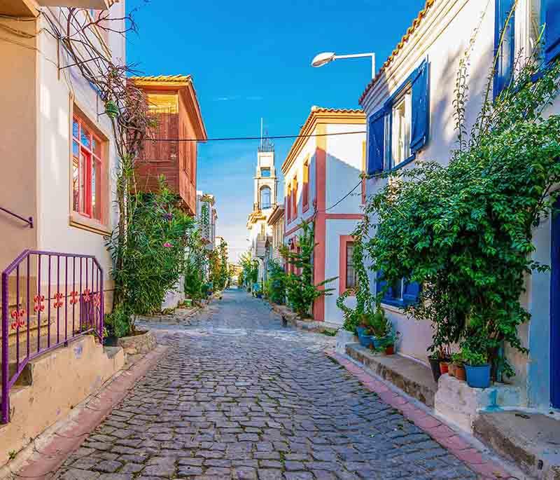 Bozcaada - An island in the Aegean Sea known for its vineyards, beaches, historic castle, and charming village.