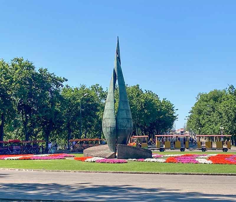 Budapest - Margaret Island, a tranquil island park in the Danube, offering gardens and recreational activities.