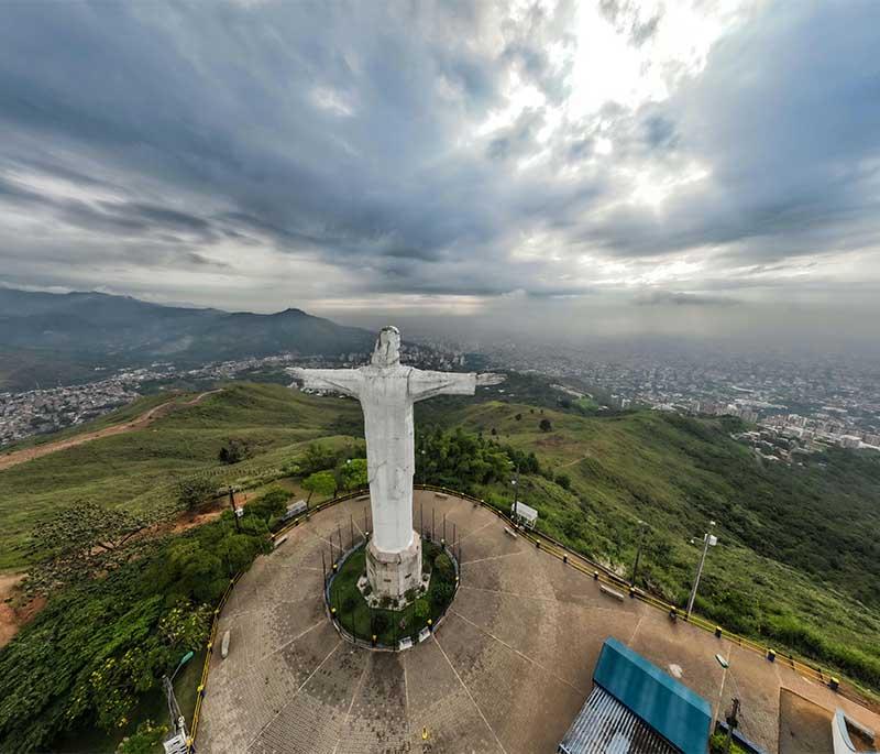 Cali, the salsa capital of Colombia, known for its lively music scene, cultural festivals, and warm climate.