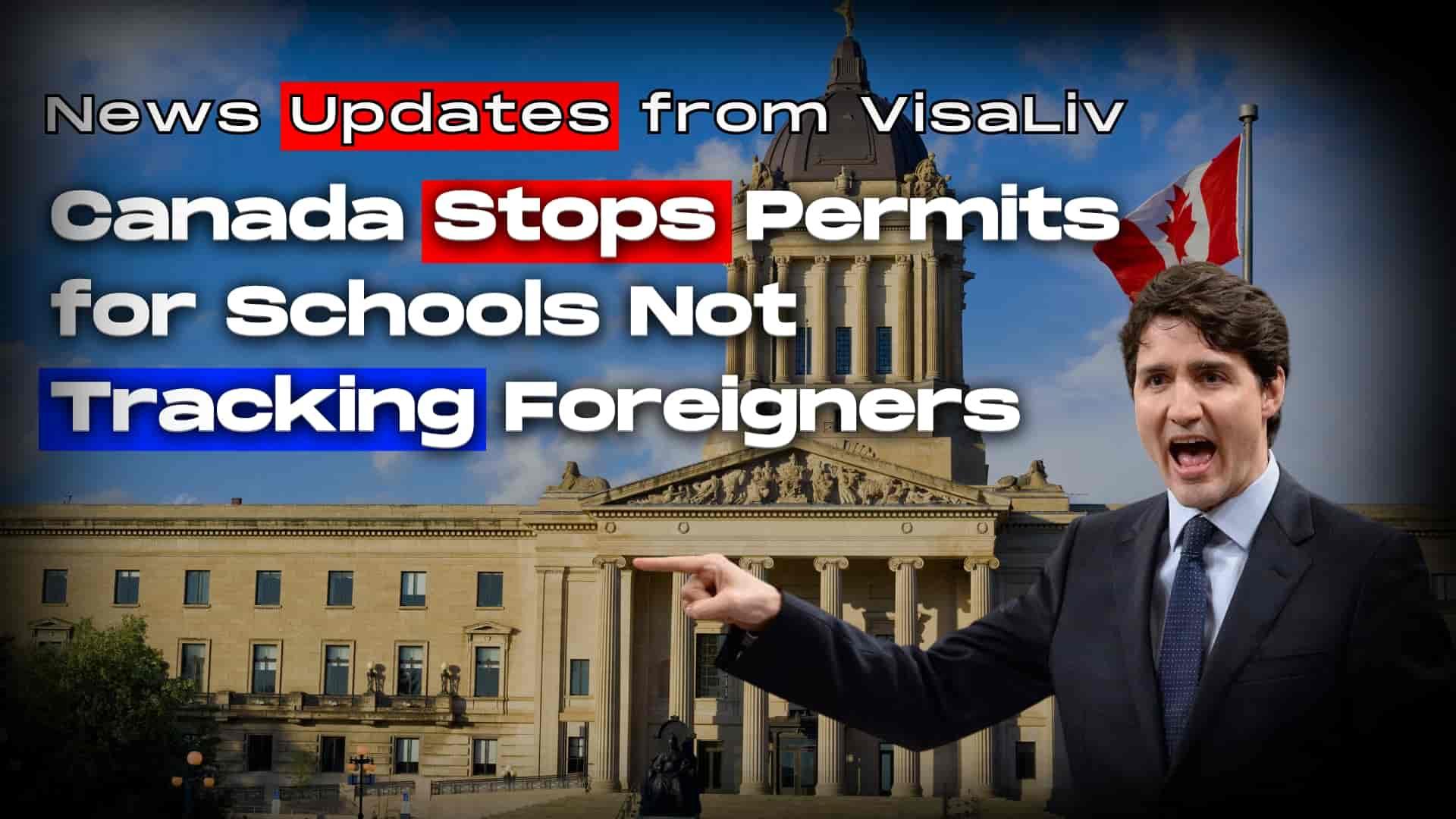 Canada discontinuing permits for schools not tracking foreign students, impacting international education policies.