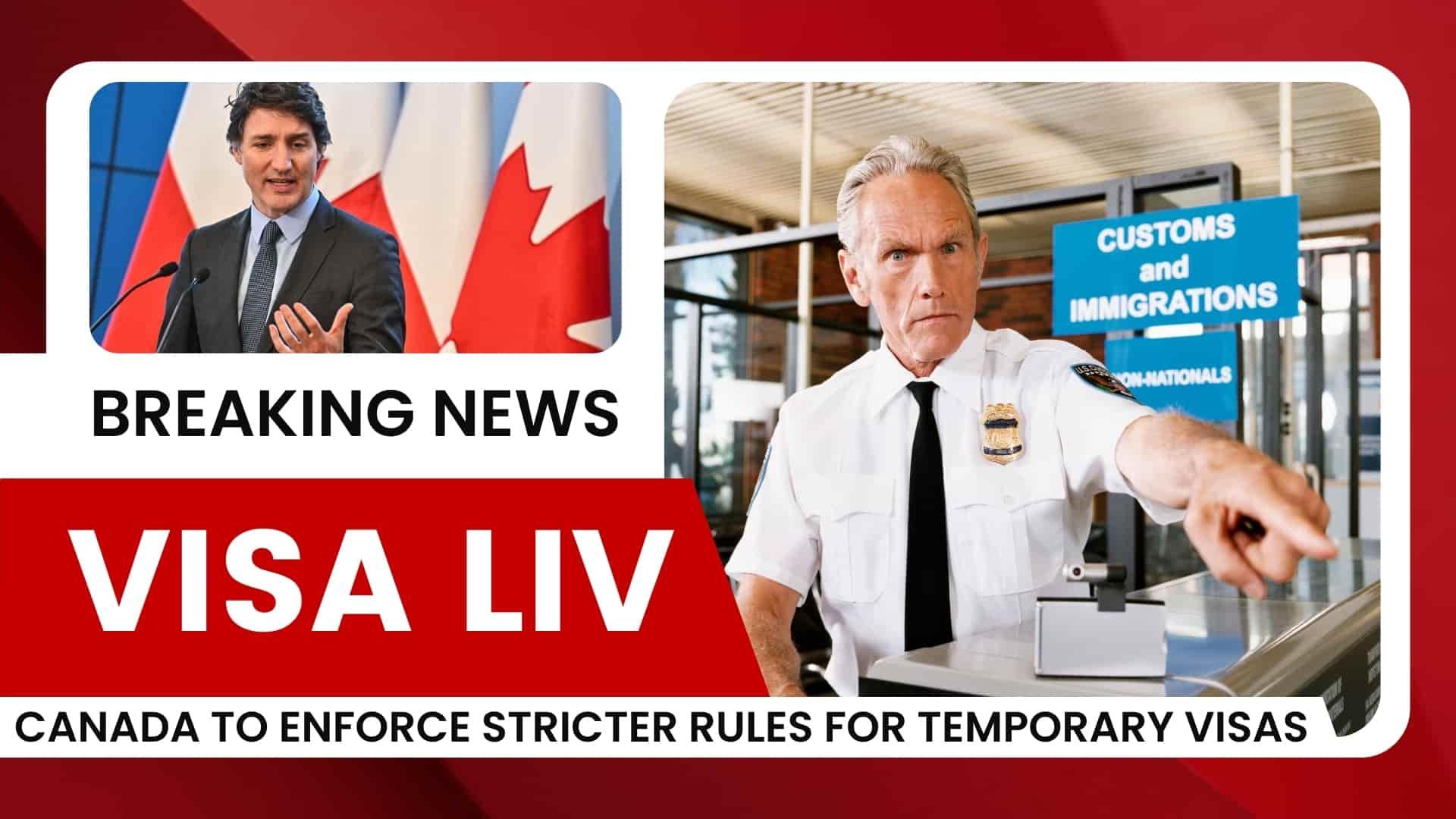 Canada is set to implement stricter rules for temporary visas, impacting the application process for foreign workers.