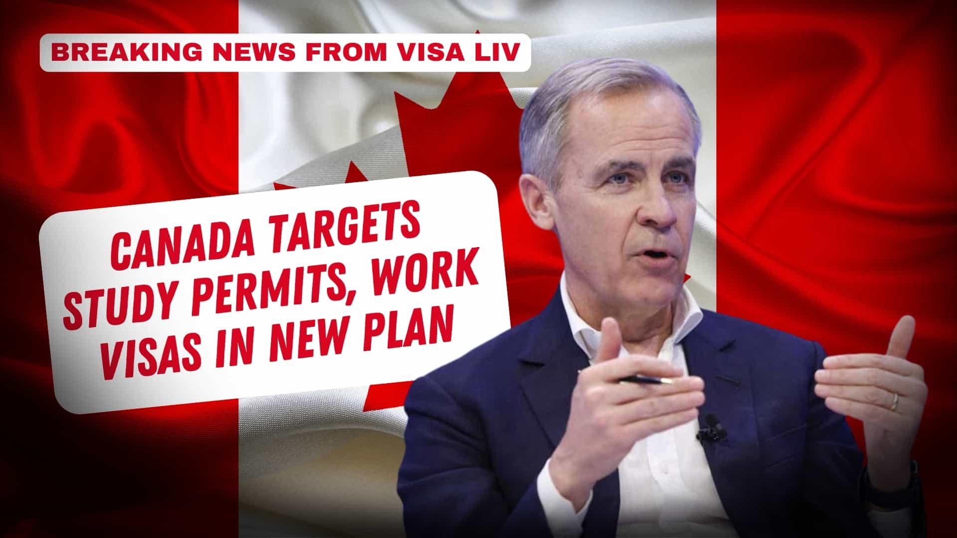 Canada targets boosting study permits and work visas with new plans, focusing on international applicants in 2025.