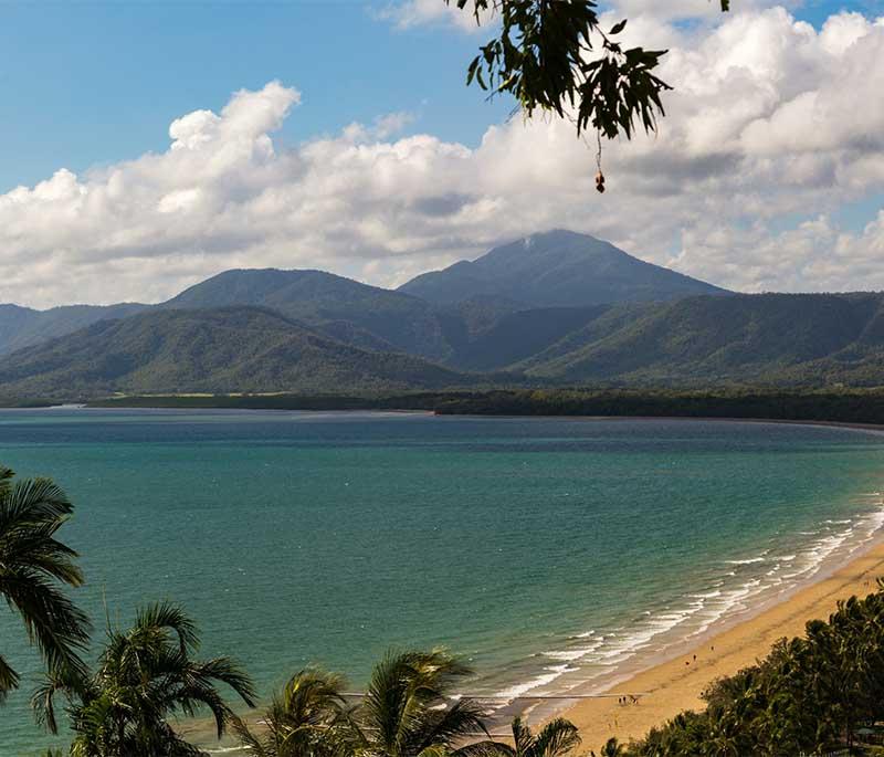 Cape Tribulation in Queensland is where the rainforest meets the reef, offering stunning coastal and jungle treks.