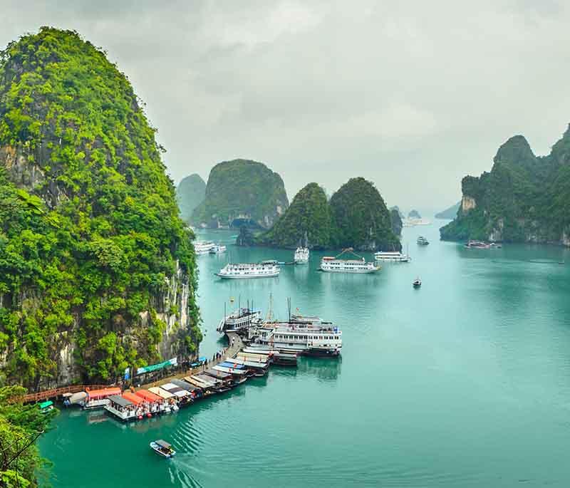 Cat Ba Island - The largest island in Ha Long Bay, known for its stunning landscapes and adventure activities.