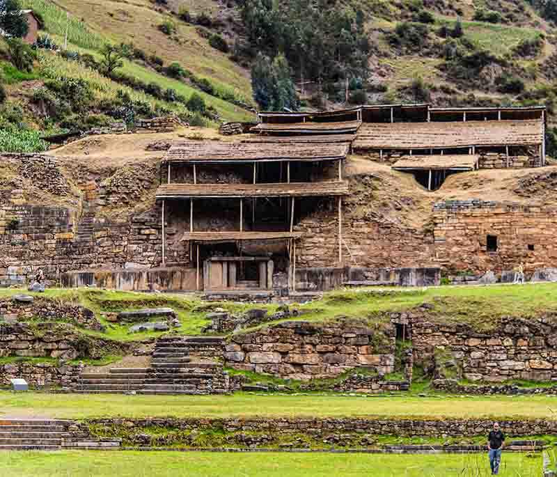 Chavin de Huantar - An ancient archaeological site featuring a pre-Inca temple complex and intricate carvings.