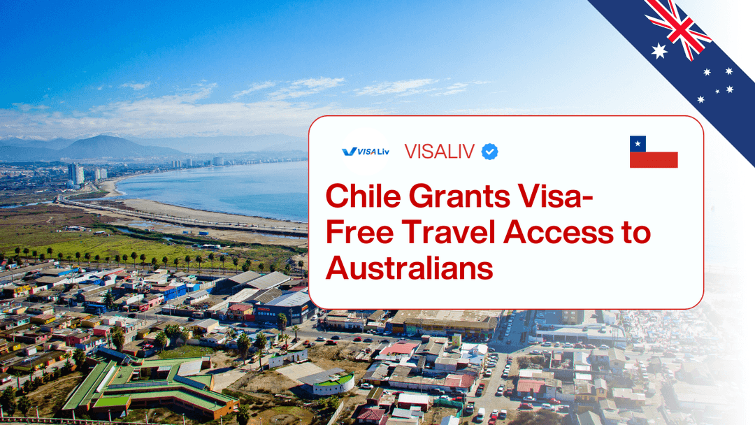 Chile allows visa-free travel for Australians boosting tourism and international mobility between countries.