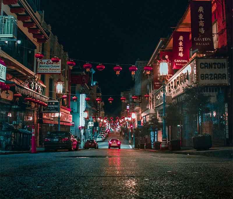 Chinatown - A cultural district known for its heritage buildings, temples, street markets, and delicious food.