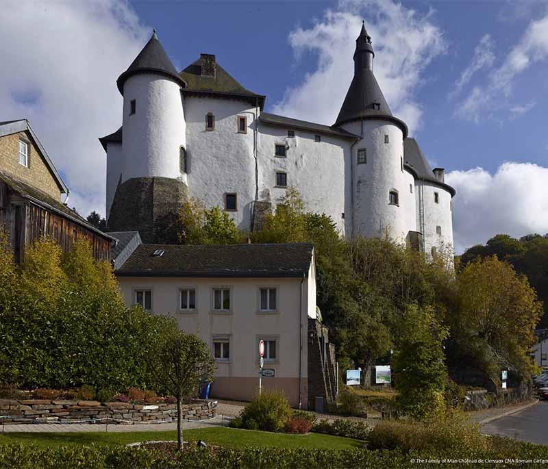 Clervaux, a picturesque town featuring Clervaux Castle, which houses the Family of Man photo exhibition.