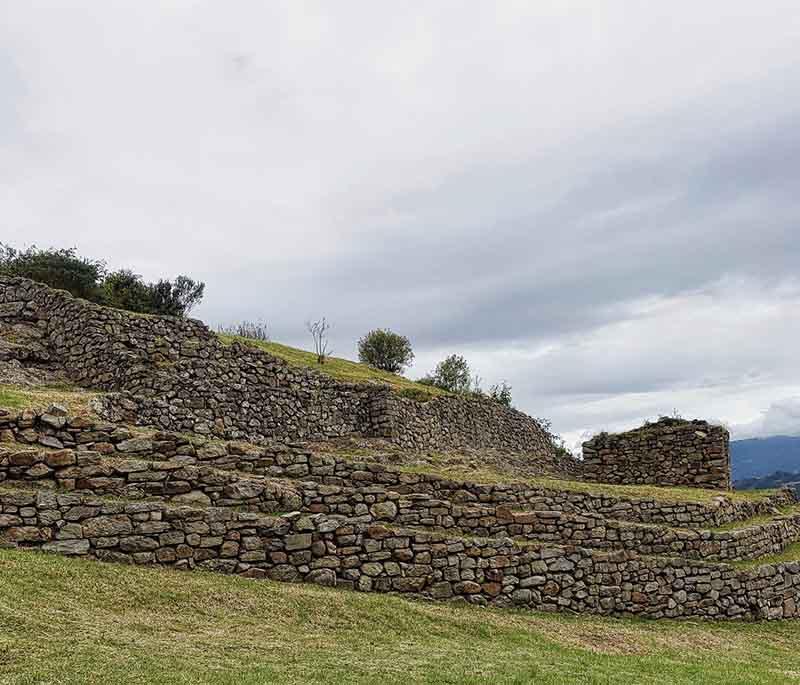 Cojitambo Archaeological Site, featuring ancient ruins and stunning views of the surrounding countryside.