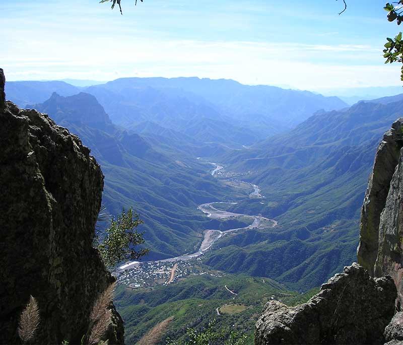 Copper Canyon, Chihuahua - Group of canyons larger than Grand Canyon, breathtaking views, famous railway journey.