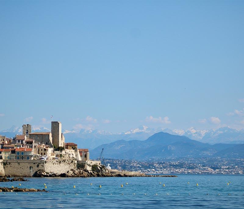 Côte d'Azur, a glamorous coastal region known for its beautiful beaches, luxury resorts, and nightlife.