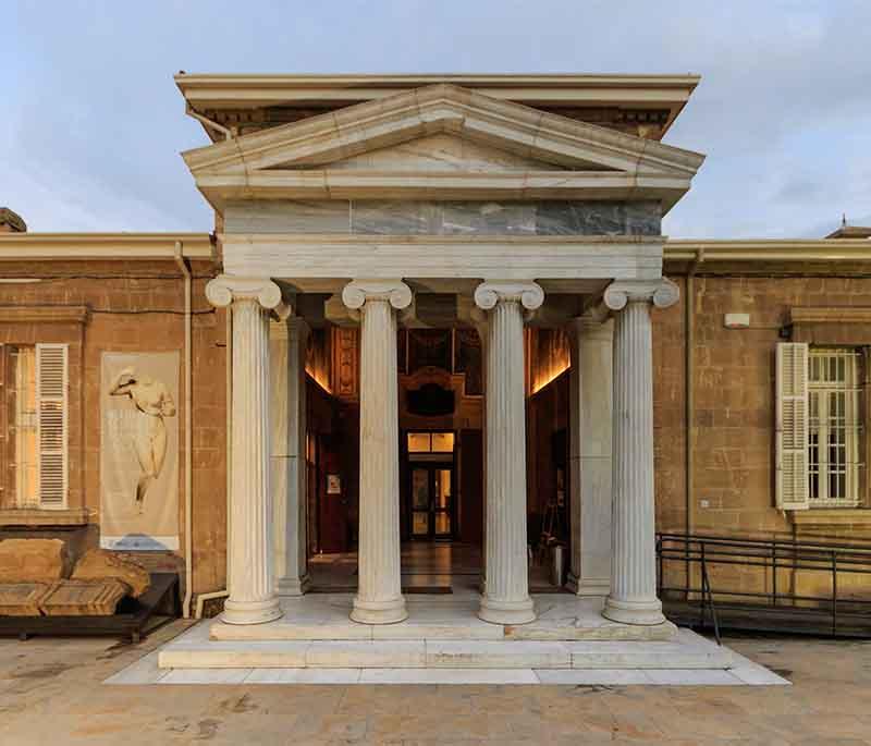 Cyprus Museum (Nicosia), the island's main archaeological museum, housing an extensive collection of Cypriot antiquities.