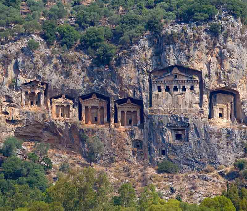 Dalyan - Known for its riverboat tours, ancient rock tombs, and the nearby Iztuzu Beach with sea turtles.