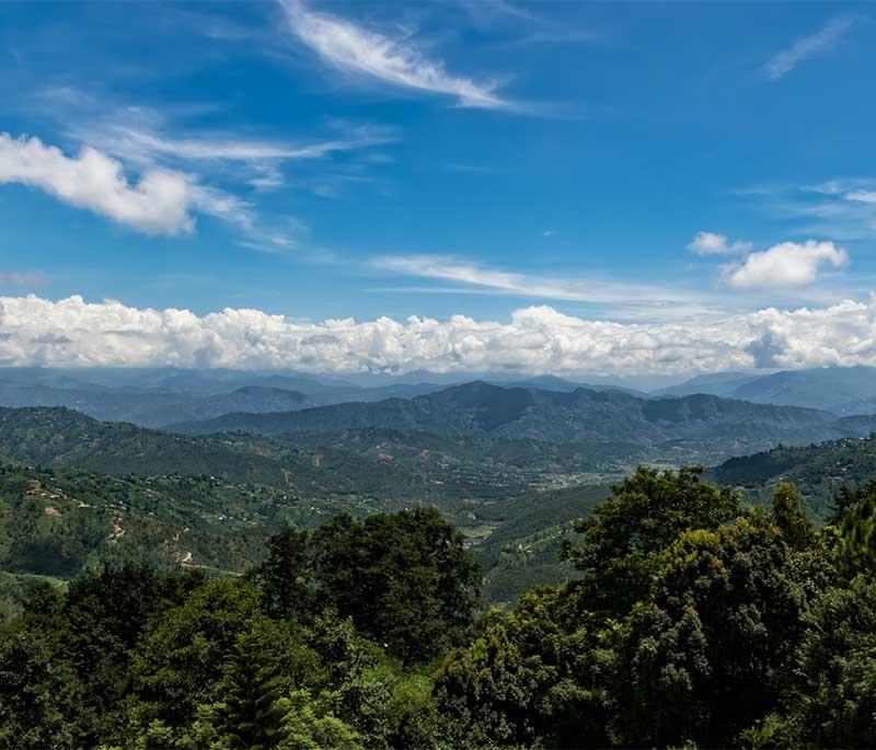Dhulikhel, for panoramic mountain views - A hill station offering breathtaking views of the Himalayan range.